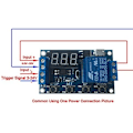 Miniatyrbild 4 av 5: 6-30V Justerbar Relä Timer Cykel Modul Switch Trigger Fördröjningskrets Kort