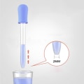 Pikkukuva 4 / 4: Nestemäinen tiputin, 2 kappaletta nestemäisiä pipettejä, tiputin pipettejä, silikonipipettejä