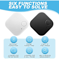 Miniatyrbillede 3 af 5: Key Finder Bluetooth Tracker Smart Item Locator Tracking Luggage Tracker GPS Anti Lost Bluetooth Phonewith Ropes for Wallet Kids Dog Remote Black White