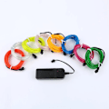 Miniatyrbild 4 av 5: Bil LED-inredning Strip Light 3m Neon String Lights Glowing Ambient