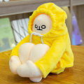 Miniatyrbilde 3 av 4: 2 stk plysj bananmann leker, rare banan utstoppede dyr dukke, morsom