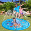 Miniatyrbild 2 av 5: Uppblåsbar fontän för barn, sprinklerpool, uppblåsbara vattenleksaker utomhus för