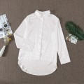 Miniatyrbilde 2 av 3: Bluser for kvinner Casual V-hals Lang ermet Mote Arbeid Lang ermet Skjorte