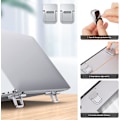 Miniatyrbillede 3 af 5: 2-delt bærbar computerstand, sammenklappelig stand, selvklæbende computerstand, ergonomisk