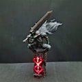 Miniatyrbillede 2 af 5: Figur Nattlys, Raven Head Swordsman Nattlys, Resin Figur