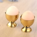Miniatyrbilde 3 av 5: 4 stk. eggkopp i rustfritt stål (gullfarget)