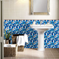 Miniatyrbild 4 av 5: Mosaikplattor för vägg, 10 st självhäftande väggplattor