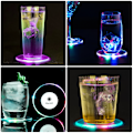 Miniatyrbillede 3 af 5: 3-pak Akryl Krystal LED Glow Coasters Bar Cocktail Bright Glit