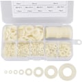 Miniatyrbillede 1 af 5: 500 plastbrikker, nylon fladebrikker M2/M2.5/m3/m4/m5/m6/m8/m10 hvid