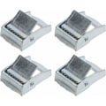 Miniatyrbilde 2 av 5: 4 stk sinkspenner i sinklegering for tunge lastestropper, fastspenner for lastestropper