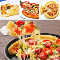 Miniatyrbilde 5 av 5: 2 stk pizzatallerken, non-stick belegg, rund pizzatallerken, karbonstål non-stick pizzabrett BBQ komfyr ovn, for restauranter og hjemmepizzabaking