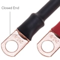 Miniatyrbillede 2 af 5: Crimp Lug Batterikabelender 0,41 tommer 8 AWG Rørformede Ringterminaler Lukket