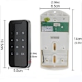 Miniatyrbilde 2 av 4: Elektronisk skapslås, berøringsskjerm smart digital passordlås, elektronisk kodelås for innvendige skuffer