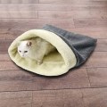 Miniatyrbillede 2 af 5: Katteseng Hule Sovepose, Kæledyrsmåtte Selvværmeseng Sæk til Katte og Små