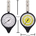 Miniatyrbillede 3 af 3: 2 stk. Kortmåler Odometer Multifunktion Kompas Kurvimeter Enhed, sølv