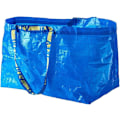 Miniatyrbilde 1 av 3: Sett med 2 store handleposer Blå (71L, 55*37*35cm)