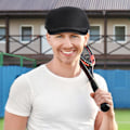 Miniatyrbillede 2 af 5: 3 stk. Mænd Mesh Flat Cap Åndbar Sommer Newsboy Hat Beret Ivy Hat Cabb