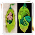 Miniatyrbild 2 av 5: Babyflicka Grön sovsäck+kläder Set Nyfödd Fotografi Rekvisita Baby