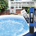 Miniatyrbillede 2 af 5: Elektronisk PH-måler, TDS&EC-måler Temperatur, 3 i 1 Vandkvalitetstester
