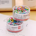 Miniatyrbillede 3 af 5: Papirclips, mellemstore farvede papirclips, papirclips i forskellige farver
