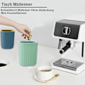 Miniatyrbild 2 av 5: 2-pack papperskorgar för kontor utan lock, minikosmetisk papperskorg för badrum K