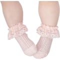 Pikkukuva 3 / 5: Baby Toddler Girls Princess Cotton Frilly Socks Lace Ruffle Pack of 6 Thin