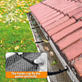 Miniatyrbilde 5 av 9: 4x Takrennebeskyttelse Mesh med 60 Festklips, 16cm6m
