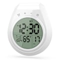 Miniatyrbillede 1 af 4: Vandtæt digitalt brusebadsur, badeværelsestimer, digitalt køkkenvægur, LCD-display, 12/24 timer