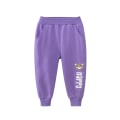 Miniatyrbillede 1 af 4: Børne Bukser Dreng Pige Bukser Jogger Snørebånd Chino Cargo Bukser Bomuld Casual Fleece