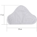 Miniatyrbillede 3 af 5: 6 vaskbare mikrofiberklude til dampmoppe, vaskbare betrækspuder til damprenser, fastgøres nemt til dampmoppe via velcro, mikrofiberklude damp M