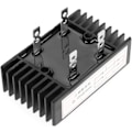 Miniatyrbillede 1 af 4: Brodiodebro, 1 stk 100A Amp 1600V Spænding 2-Fase Diode Høj Effekt Brodiode Sort på Plade Batterilader
