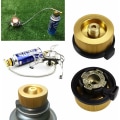 Miniatyrbilde 3 av 5: Camping Gass Komfyr Gassflaske Adapter Kobling Overføringsadapter Gassdyser Gassflaske Adapter for Campingbrenner