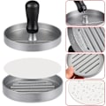 Miniatyrbillede 2 af 4: Burger Maker & 100 Vokspapir Non-stick Patty Burger Maker Til Fremstilling Af Quarte