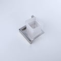 Miniatyrbild 4 av 5: Tandborsthållare i rostfritt stål med väggmonterad glasbehållare, P