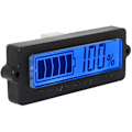 Miniatyrbillede 1 af 5: LY6N 12V-48V Blybatteri 3S-15S Lithium Batteri Digital Batterikapacitetstester, Batteriprocentindikator med LCD-skærm - Blå baggrundsbelysning