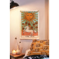 Miniatyrbild 4 av 5: Solen, månen och stjärnornas tarot-väggbonader - Estetisk bohemisk väggbonad