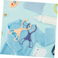Miniatyrbillede 2 af 5: 2 stk. aftagelig flaskeklemme baby feeder sutteklipsholder flaskeklemme silikone sutteklips
