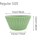 Miniatyrbillede 4 af 5: 24 stk. Muffinforme i silikone, genanvendelige muffinforme, bageforme til muffins, nonstick silikone muffinforme, tåler opvaskemaskine, kageforme, bagekopper