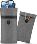 Faraday-väskor för bilnycklar och mobiltelefon, 2-pack signalblockerande nyckelpåse
