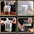 Miniatyrbillede 3 af 5: Græsk Yoghurt Maker, Stor Kapacitet Sigte, Alternativ til Nøddemælkspose, Madsigte med Fint Rustfrit Stålnet til Hjemmelavet Yoghurt