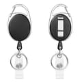 20-pack Retractable Badge Holders med karbinhake och nyckelring,