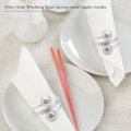 Miniatyrbilde 3 av 5: 12 stk. Perle Spenne Hoop Serviettringer Sirkel Serviettholdere for Bryllup Hot