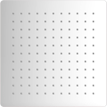 Miniatyrbilde 3 av 5: Dusjhode i rustfritt stål - Vannbesparende dusj, firkantet dusjhode Universal Rain Shower Head Thread, 360° roterbar, 30° tilt