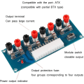 Miniatyrbilde 2 av 5: 2 stk 24-pins ATX Benkebord Adapter Strømforsyningskort Datamaskin ATX Strømforsyning