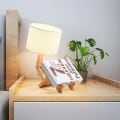 Miniatyrbillede 5 af 5: Sjov Skrivebordslampe til Børns Seng Soveværelse - Kreativ Svingarm Moderne