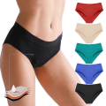Miniatyrbillede 1 af 5: Motherhood Maternity 5-pak Fold Over Brief Panties til kvinder, 3XL