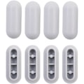 Miniatyrbillede 1 af 5: 4 stk. Universal Toiletsæde Buffer Buffers Toiletsæde Buffer Kit Plasti