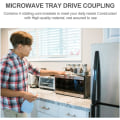 Miniatyrbild 3 av 5: 4 st Mikrovågsugn Turntable Koppling Mikrovågsugn Turntable Rullguide Fäste Koppling Bricka Axel för Mikrovågsugn