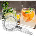Miniatyrbillede 4 af 5: Cocktailsi med fjeder i rustfrit stål kranie Martini drinksi