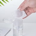 Miniatyrbilde 4 av 5: 3 stk trykkbar bærbar reiseflaske gjennomsiktig tom flaske 100 ml